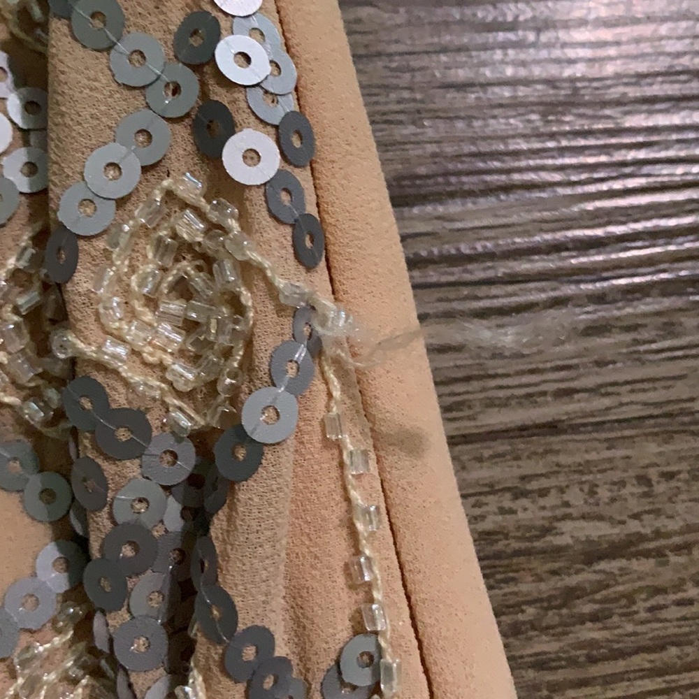 Sequined/Beaded Mini Dress - Picture 5 of 9